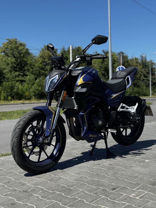 Мотоцикл shineray nitrox 300 синій з щойнопройденою обкаткою!