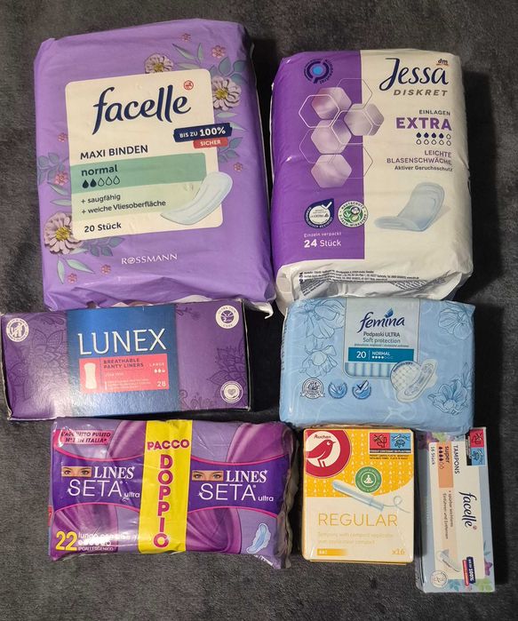 Прокладки різні та тампони, ціна за все