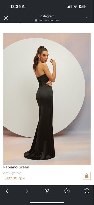 Сукня вечірня випуск  дизайнера olya mak/gasanova/jamemme колекція /24