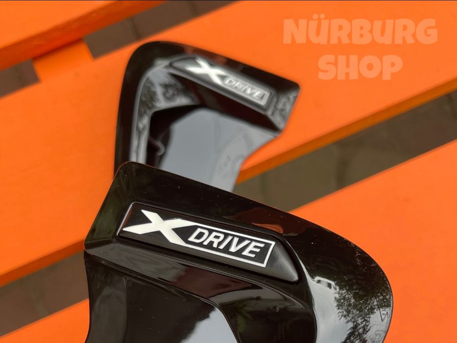 Накладки на крылья жабры воздухозаборники BMW X5 F15 xDrive X5M черные