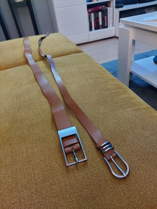 Pasek skórzany Badura nowy