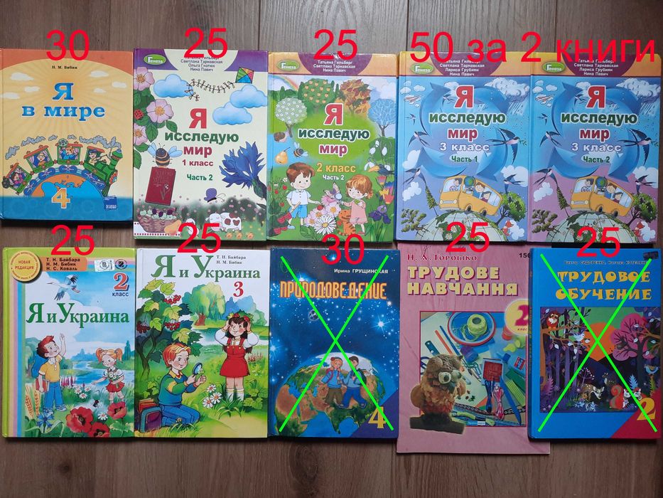 Українська мова Математика Буквар Прописи Гавриш Богданович Цепова