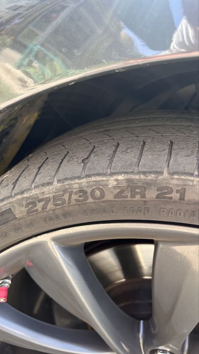 Диски + Резина от Tesla Model S 275/30 R21". Sonic Carbon Turbine