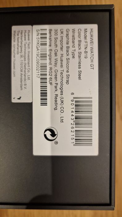 Smart watch Huawei watch GT Modelo FTN-B19