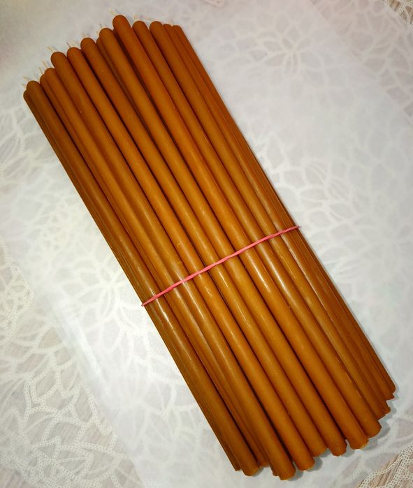 Свічки воскові 28см