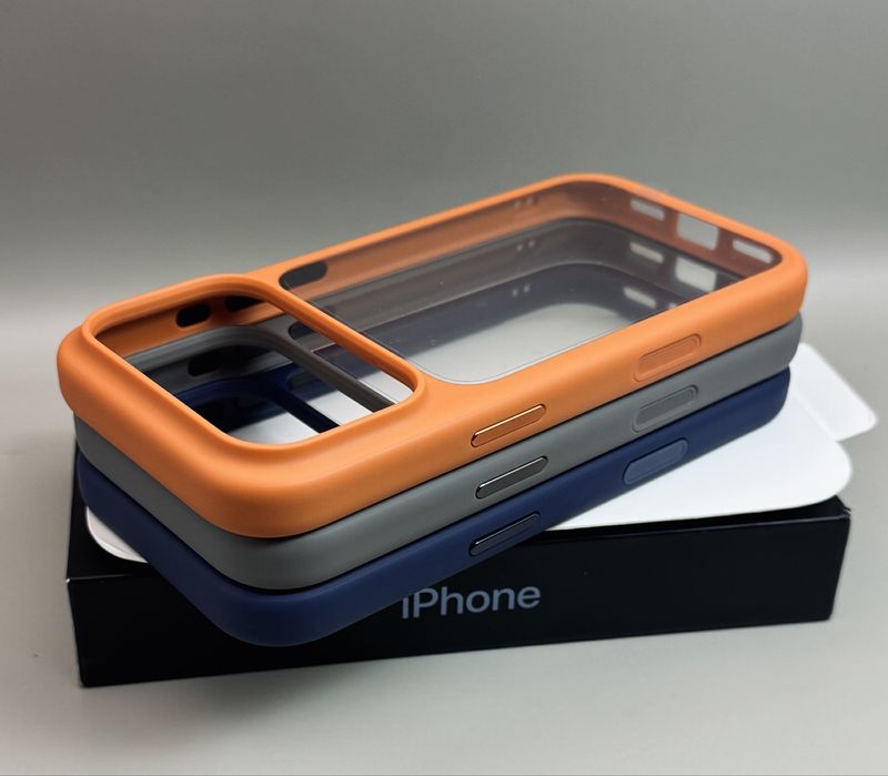 Чехол на iPhone 17 Pro Max Orange, 17 Pro Blue, 17 Pro Max Silver
