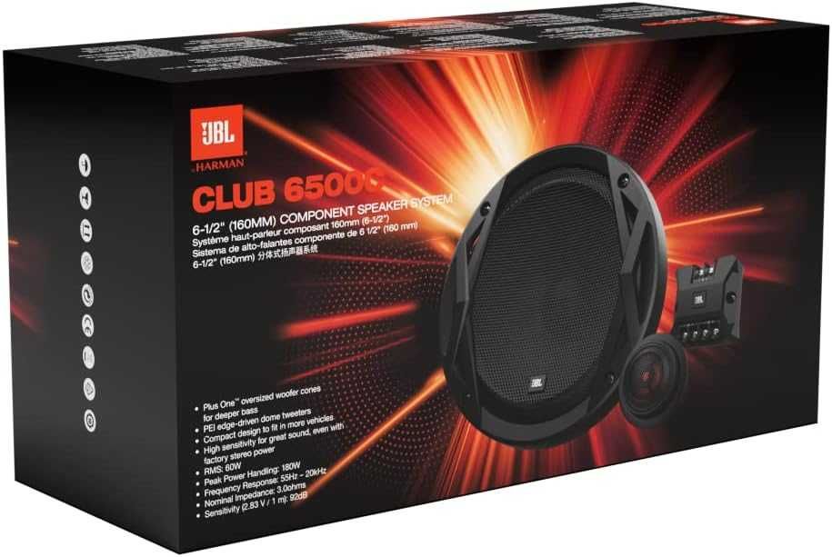 Автомобільна компонентна акустика / Динаміки JBL Club 6500C (16.5 см)