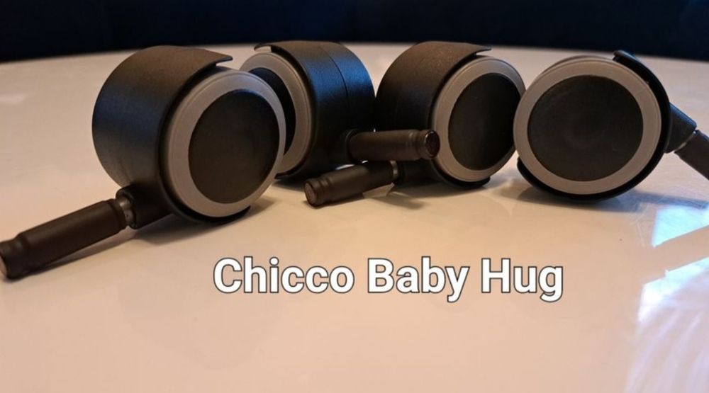 Nowe kółka do łóżeczka, leżaczka Chicco Baby Hug 4w1 Air hicco hag