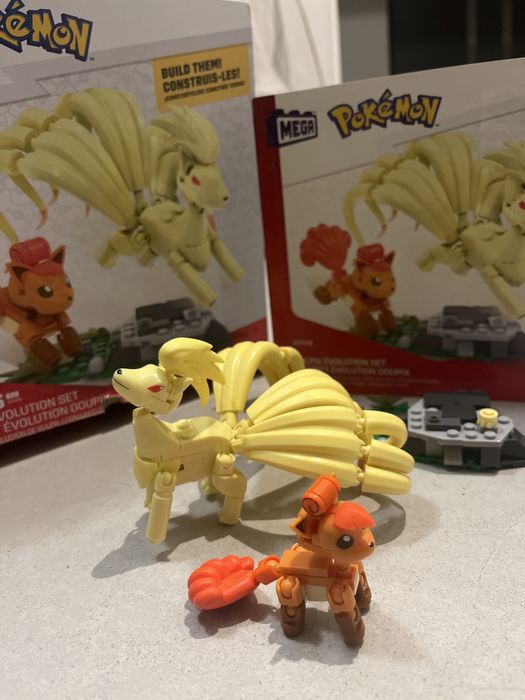 Klocki Mega Blocks Lego Pokemon Vulpix Evolution Set