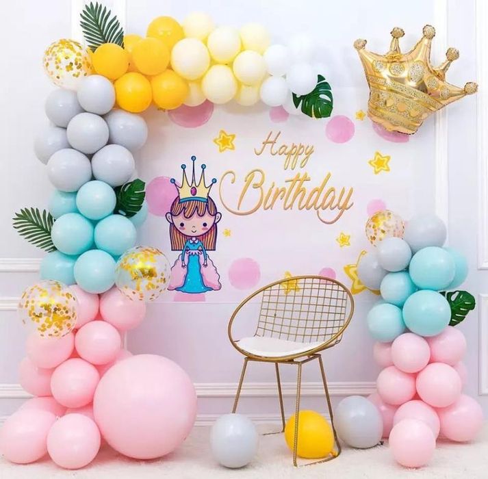 Фотозона на день рождения Три кота Стіч Куроми Пепа куклы лол Буба