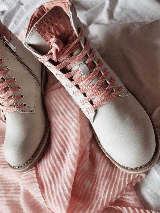 Утеплённые кожаные ботинки Marco Tozzy на замке еврозима