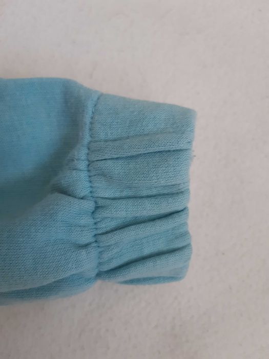 Turkusowa bluza krótka bomberka H&M r.134-140