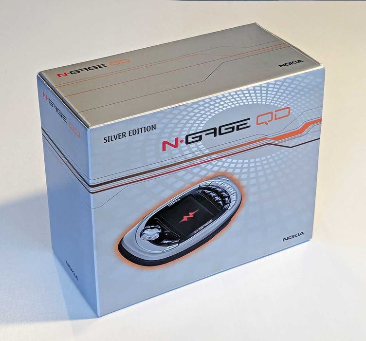 Nokia N-gage QD Silver Edition Kompletny zestaw BOX + Gra Pandemonium