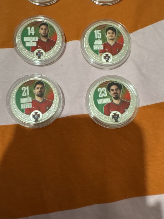 Moedas Coleção Seleçao de portugal