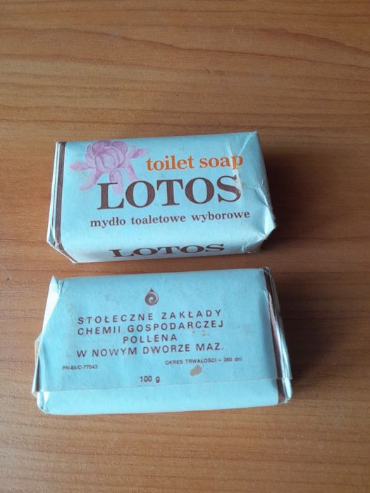 Mydło toaletowe Lotos PRL
