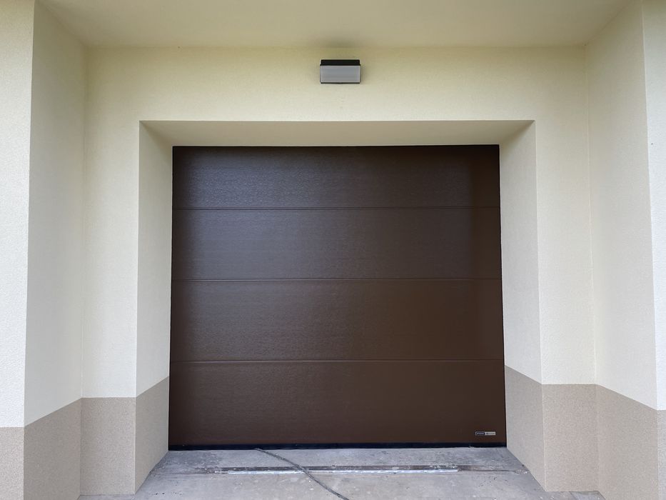 Brama garażowa segmentowa antracyt brązowa lub biała 3000x2500