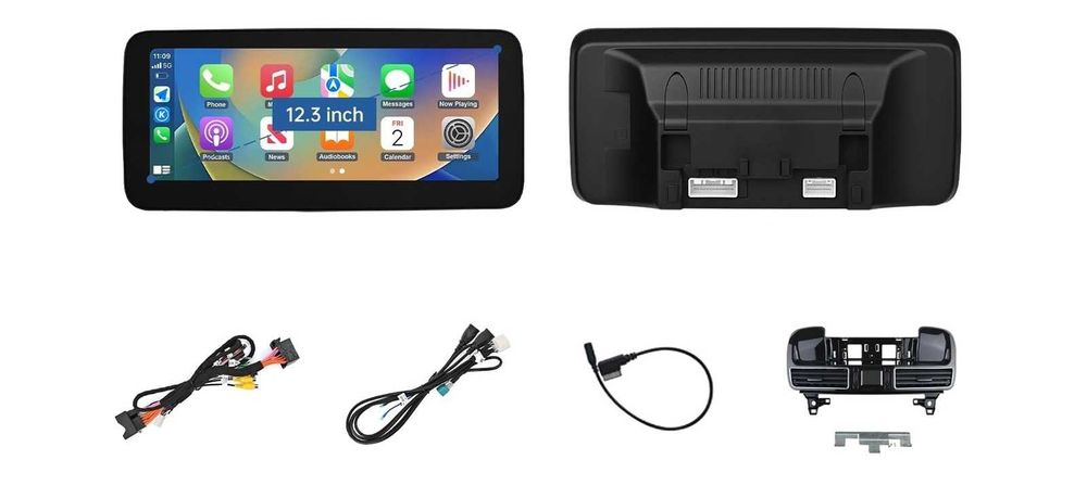 CarPlay Android Auto Radio Android GPS Nawigacja BT WiFi 4G USB MP3 MP4 YouTube Bluetooth Mercedes ML W166 System NTG4.5 Harman Kardon