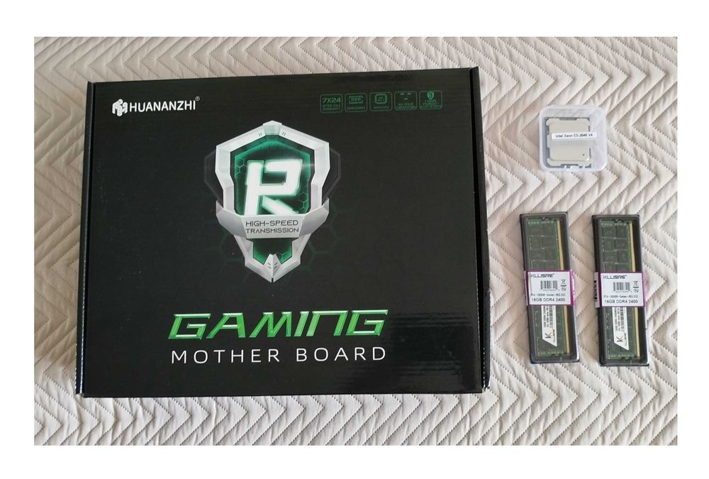Pł.gł. HUANANZHI X99-CD4 GAMING,LGA 2011-3,TMP2.0 +Xeon E5-2640 V4 +RAM DDR4 32 GB