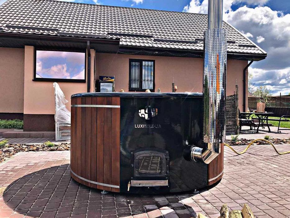 Чан на дрова Мобільний чан Купіль з підігрівом Басейн Баня Сауна