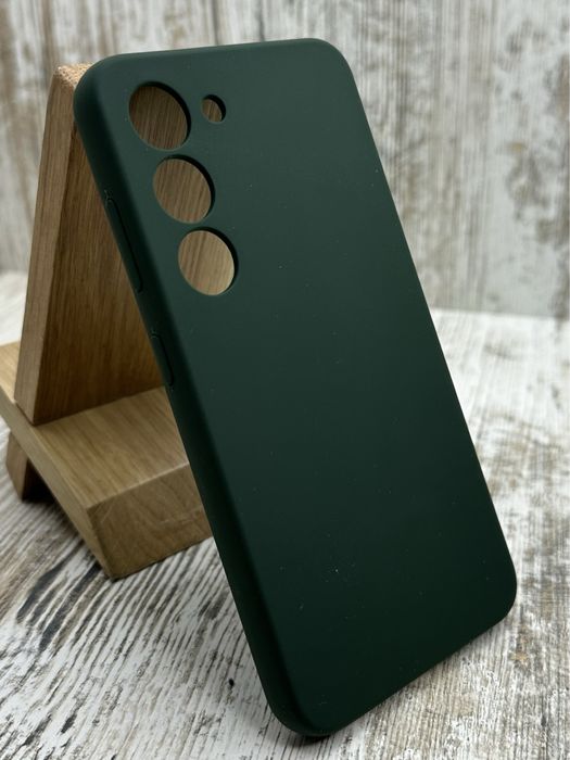 Не пачкаются! Чехол Silicone Case на Samsung S23/ S23 Plus/ FE Чохол