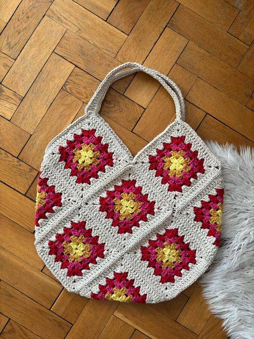 Torba szydełkowa na ramię