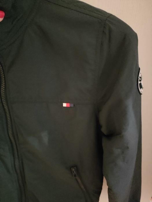 Kurtka chłopięca wiosenno jesienna, ocieplana,152, bomberka,h and m