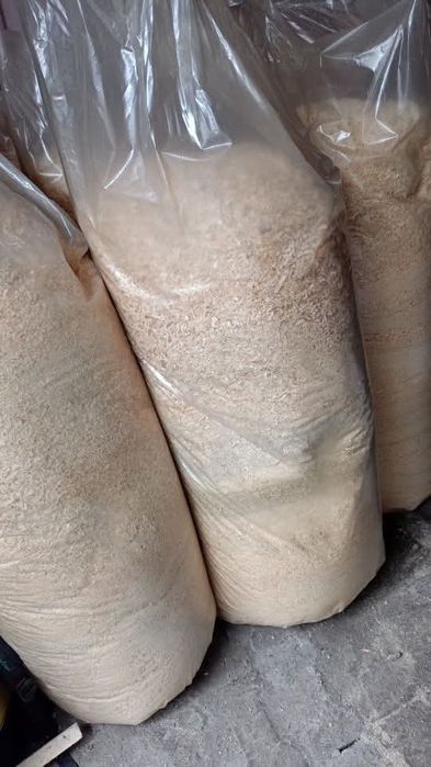 Heblowiny, trociny suche workowane