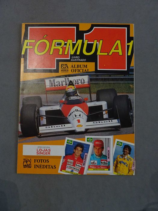 Caderneta de cromos vazia Fórmula 1
