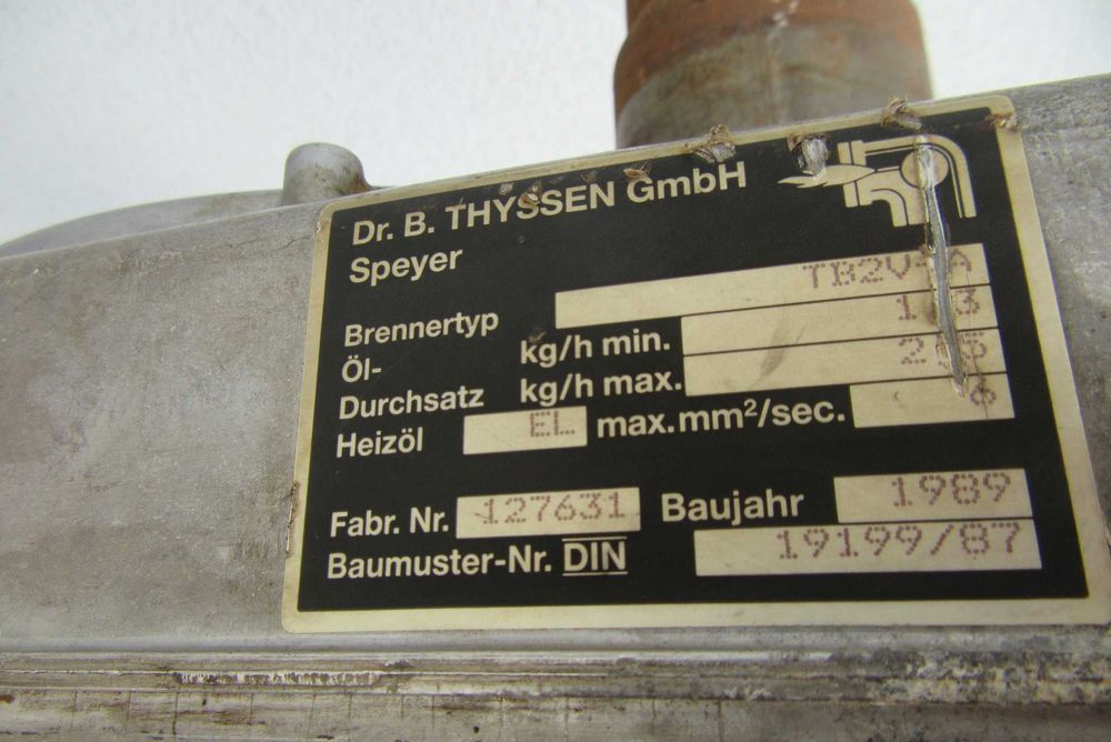 Palnik olejowy DR.B.THYSSEN moc 15-30kW