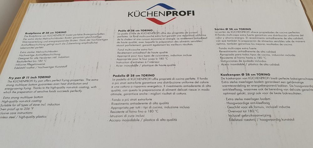 Patelnia 28cm wmf Kuchenprofi Kuchen Profi Torino rondel