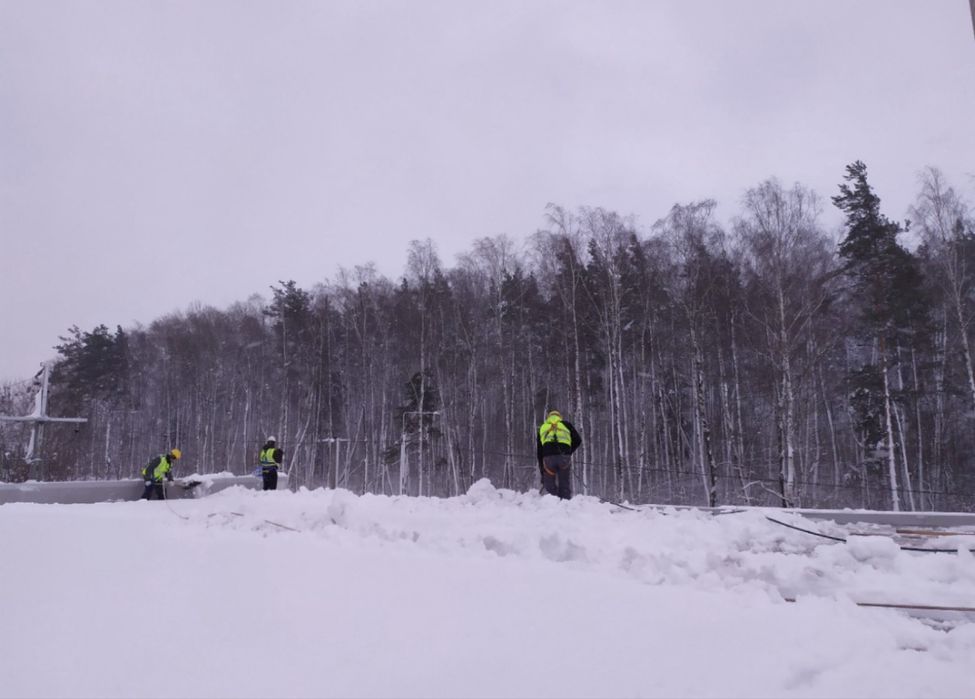 Odśnieżanie dachów