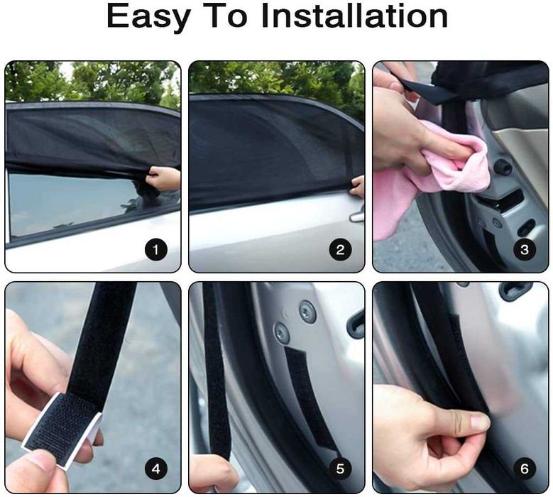 Tapa Sol para Janela de carro - Viagens - Pack 2 - Raios UV