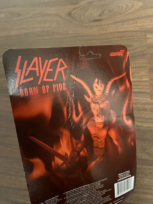 Conjunto 5 figuras Slayer ReAction - Novas e seladas