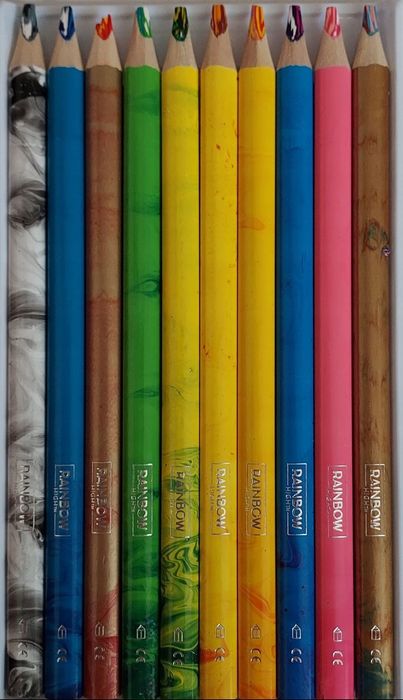 Kredki ołówkowe Astra Rainbow High 10 szt. - TĘCZOWE