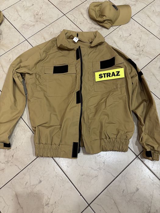 Profesjonalny ubior  strazacki bluza spodnie czapka