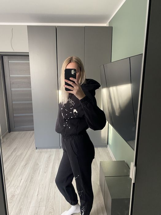 Czarny dres La Perla r.36 i zloty dres magmac