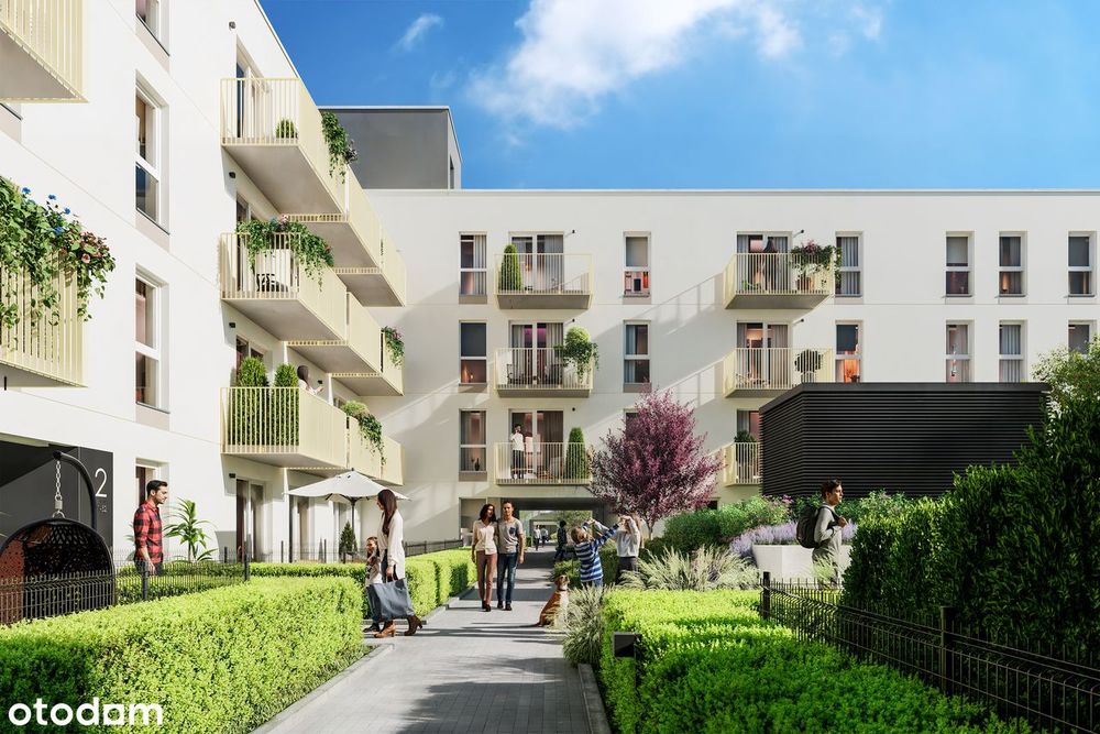 3-pokojowe mieszkanie 54m2 + balkon Bezpośrednio