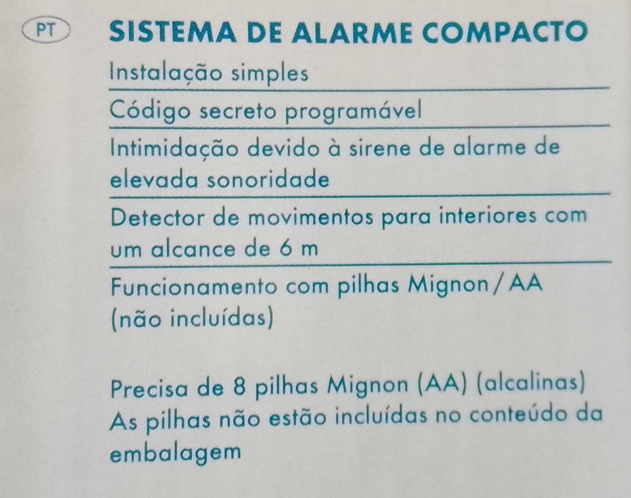 Sistema de alarme