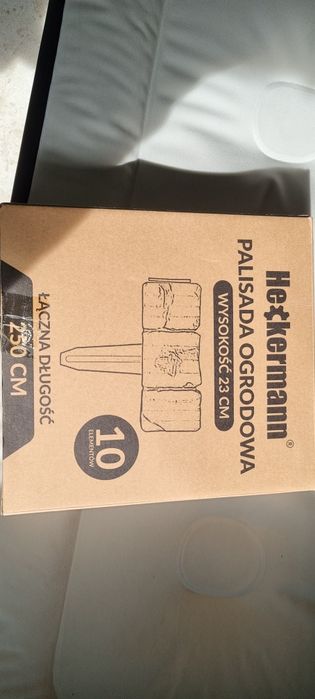 Palisada ogrodowa kamień