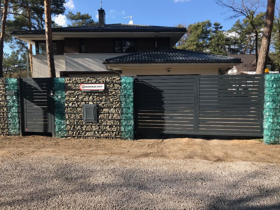 Kora gnejs gabionowa