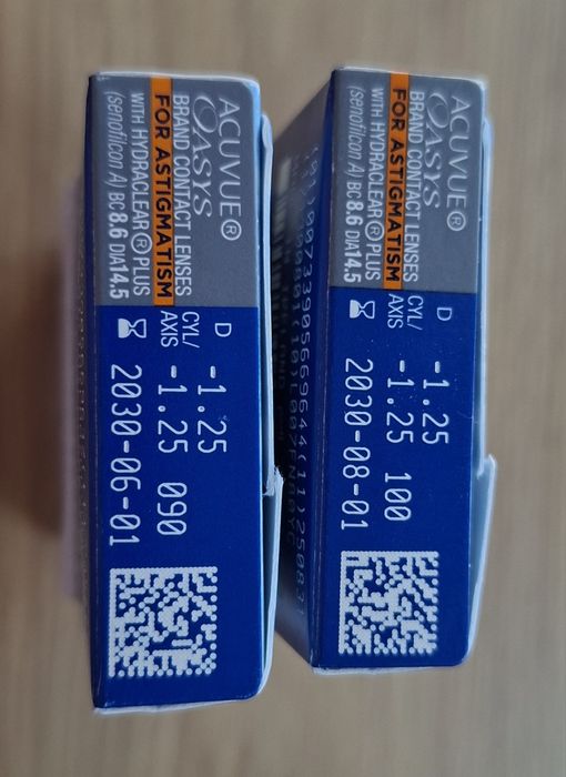 Soczewki kontaktowe acuvue oasys for astigmatism