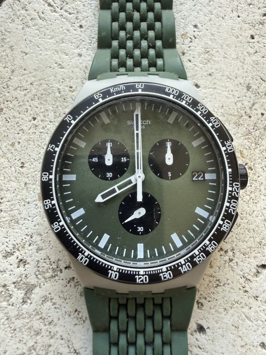Swatch Irony Chronograph Verde Militar Original