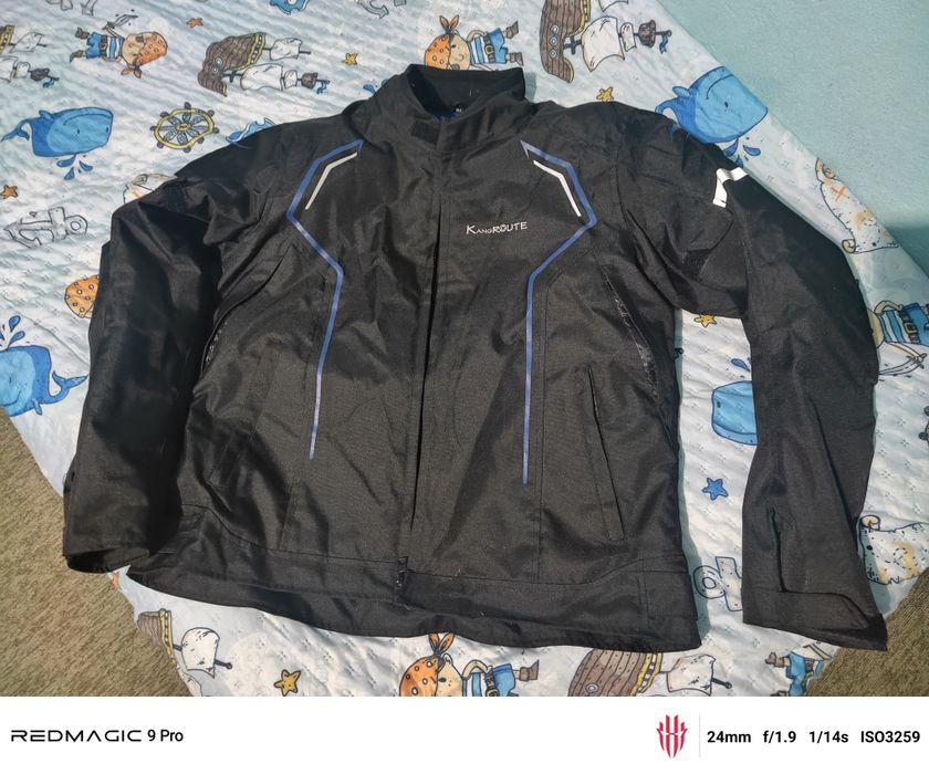 Casacos motard preto
