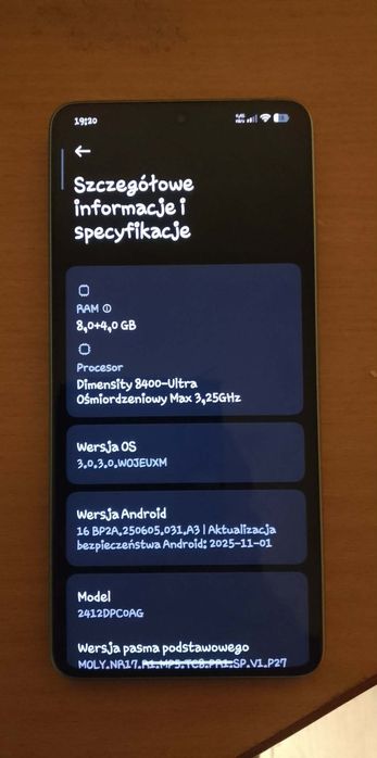 Poco x7 pro cały zestaw