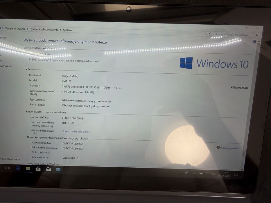 Nowy laptop-tablet Kruger Matz EDGE 1162, Komplet, Windows