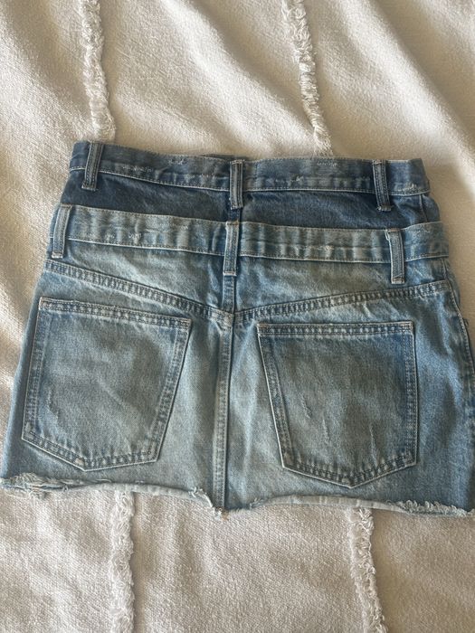 Міні спідниця джинсова zara