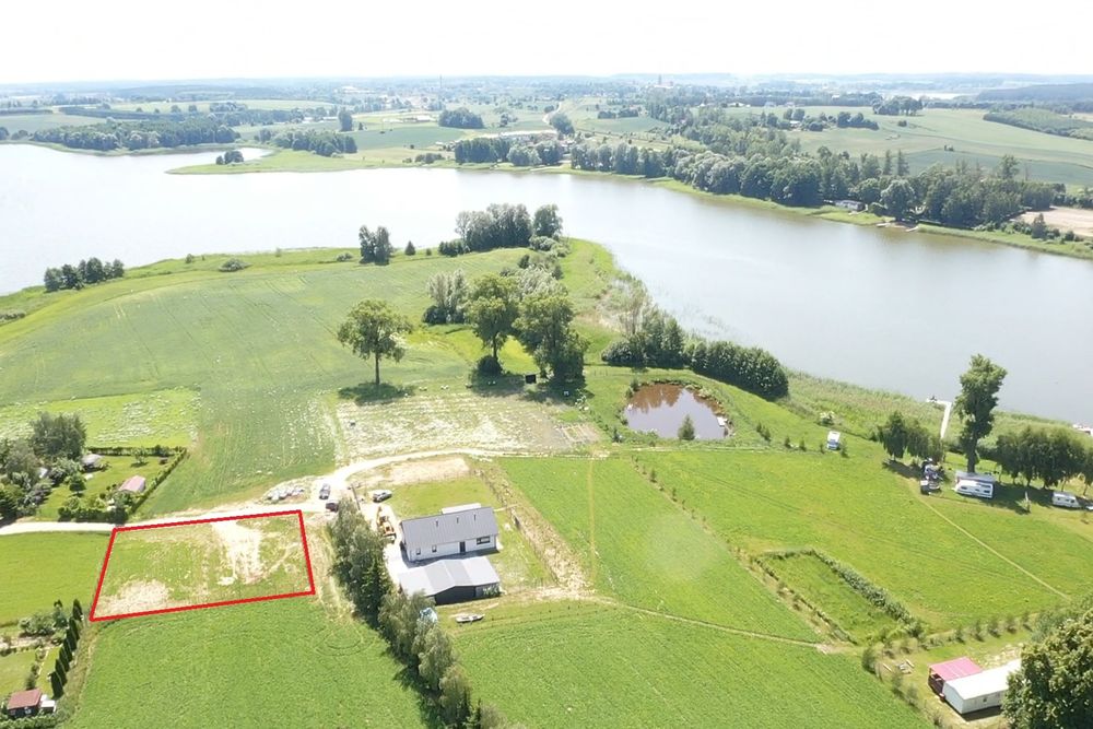 Działka nad Jeziorem Dzierzgońskim – 905 m² – pierwsza linia zabudowy – Górowychy - Widok 3