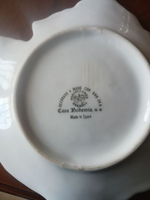 Prato em  forma de