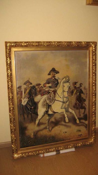 obraz olejny Wilhelm II cesarz  Niemiec