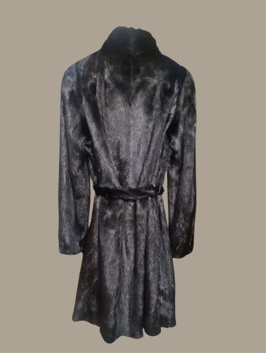 Дл 100см. Норковая шуба. Натуральная шуба